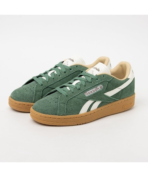 Reebok（リーボック）の「クラブシー グラウンズ UK / CLUB C GROUNDS UK（スニーカー・メンズ・アイボリー/グリーン/ライトグレー・22.5cm/23.0cm/23.5cm/24.5cm/24.0cm/25.0cm/25.5cm/26.0cm/26.5cm/27.0cm/27.5cm/28.0cm/28.5cm/29.0cm）」の21枚目の写真