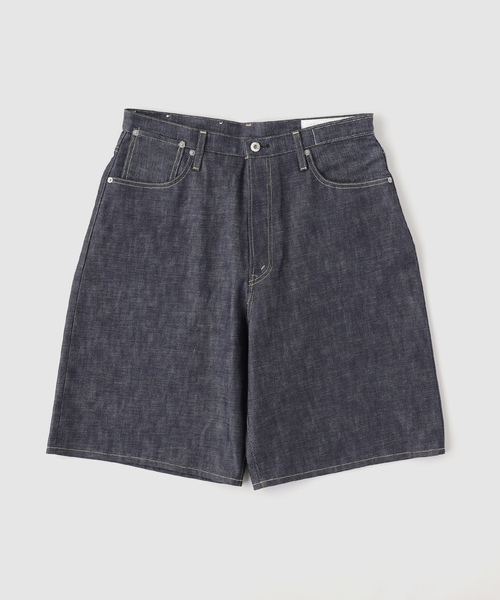KURO(クロ)の「KURO / クロ STRUCTURE SHORTS(デニムパンツ・メンズ・ネイビー・34/32/30)」の1枚目の写真