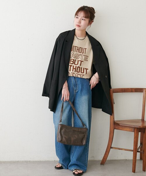 DISCOAT(ディスコート)の「【Enlude】ピグメントカラーロゴTシャツ《ユニセックス》(Tシャツ/カットソー・レディース・ピンク/サックスブルー/ベージュ・FREE)」の14枚目の写真