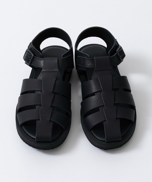 PADRONE(パドローネ)の「【PADRONE】GURRKHA SANDALS with Vibram TK2308-3210-26A(サンダル・メンズ・ブラック・40/41/42)」の2枚目の写真