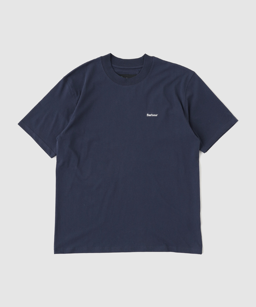 Barbour(バブアー)の「Barbour / バブアー dalton logo os t-shirt(Tシャツ/カットソー・メンズ・ブルー系その他/ネイビー/ホワイト/グリーン/ブルー/ブラック・38/36/40)」の4枚目の写真