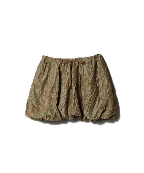 UNUS（ユナス）の「UNUS / Balloon Skirt（スカート・レディース・ベージュ/ブラック・FREE）」の2枚目の写真