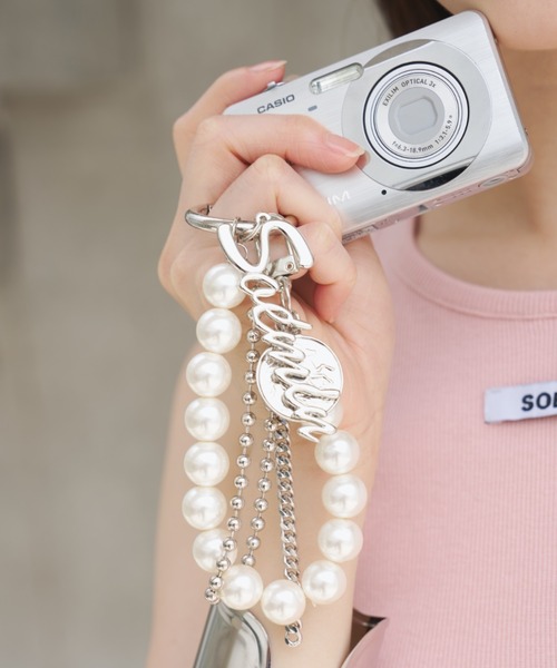 SOEMIN(ソミン)の「Pearl logo charm/パールロゴチャーム(チャーム・レディース・シルバー・FREE)」の7枚目の写真
