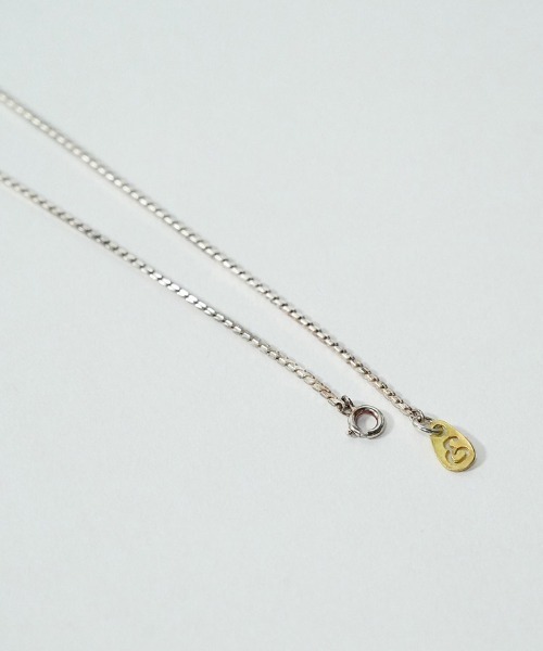 EGO TRIPPING(エゴトリッピング)の「an2098-DRAGONSCALES NECKLACE narrow ネックレス(696650)(ネックレス・メンズ・シルバー/ブラック・L/M/S)」の6枚目の写真