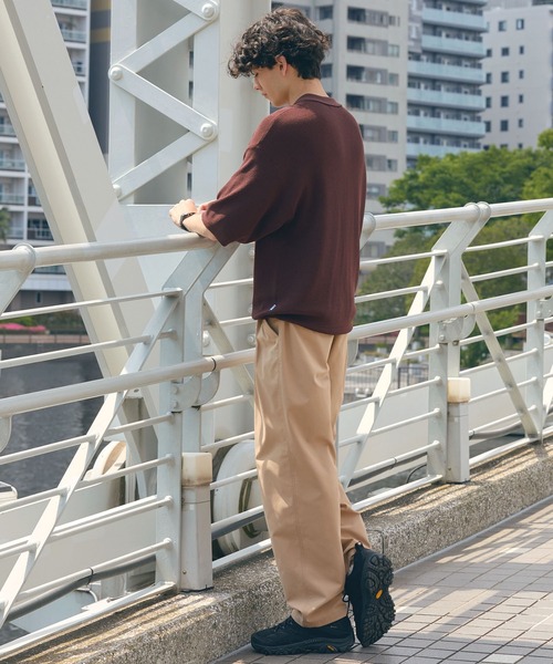 HECT(ヘクト)の「【HECT】High Gauge Skipper Logo Knit Polo / ハイゲージ畦編み ロゴ刺繍 スキッパー半袖ニットポロ<UVカット>(ポロシャツ・メンズ・オリーブ/ブラウン/ダークネイビー/チャコール/ブラック/ベージュ・S/L/M)」の19枚目の写真