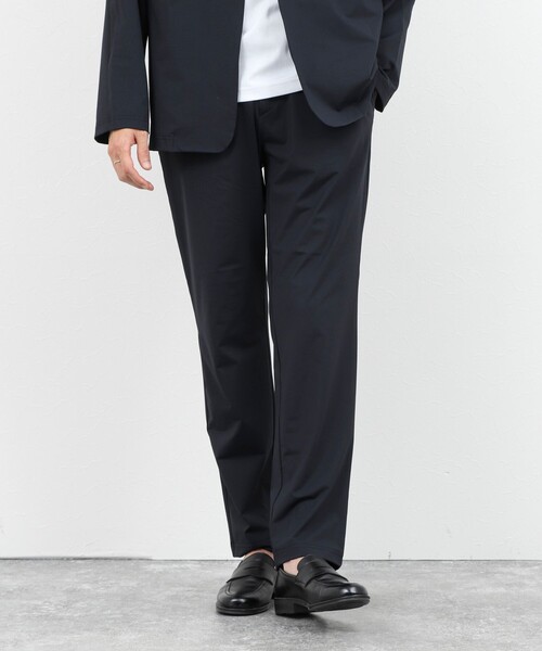 NOLLEY’S(ノーリーズ)の「《ビジカジ/セットアップ対応》Vertical 冷感トリコットイージーパンツ 26SS(その他パンツ・メンズ・ネイビー/グレー/グレイッシュベージュ・S/M/L/XL)」の5枚目の写真