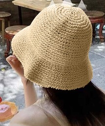IRADOWL（アイラドール）の「折りたためるストロー素材バケットハット（ハット）」