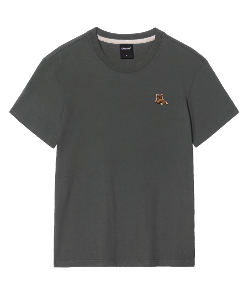OKSTAR(オクスター)の「ウェルシコギ刺繍半袖(Tシャツ/カットソー・レディース・グレー/ダークグリーン/ネイビー/ベージュ/ホワイト/クリーム/ダークグレー/ライトグレー/ダークブルー/ライトベージュ/カーキ/ブラック・X-LARGE/LARGE/MEDIUM/SMALL/2XL/4XL/3XL)」の16枚目の写真