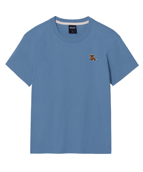 OKSTAR(オクスター)の「ウェルシコギ刺繍半袖(Tシャツ/カットソー・レディース・グレー/ダークグリーン/ネイビー/ベージュ/ホワイト/クリーム/ダークグレー/ライトグレー/ダークブルー/ライトベージュ/カーキ/ブラック・X-LARGE/LARGE/MEDIUM/SMALL/2XL/4XL/3XL)」の19枚目の写真