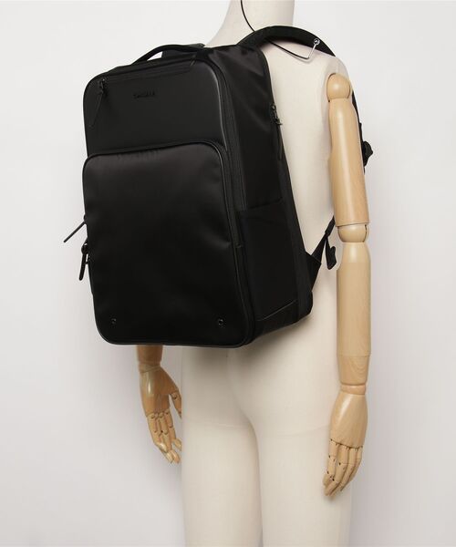 Samsonite(サムソナイト)の「サムソナイト FLYZ-LITE 2 ツールームバックパック エキスパンダブル ブラック(バックパック/リュック・メンズ・ブラック・ONE SIZE)」の6枚目の写真