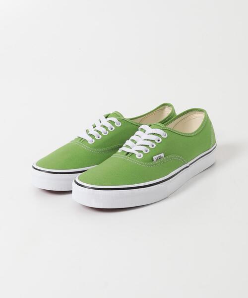 VANS(バンズ)の「VANS AUTHENTIC(スニーカー・メンズ・ネイビー/グリーン・26/26.5/27.5/27/28.5/28/29)」の1枚目の写真