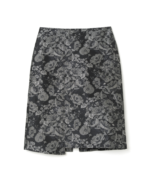 MILLO WOMEN（ミロウーマン）の「フローラルジャカードミディスカート[ブラック]（スカート・レディース・その他・SMALL/MEDIUM）」の2枚目の写真