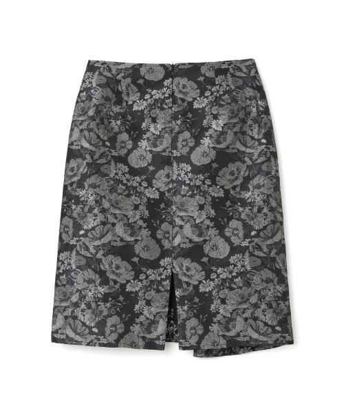 MILLO WOMEN（ミロウーマン）の「フローラルジャカードミディスカート[ブラック]（スカート・レディース・その他・SMALL/MEDIUM）」の3枚目の写真
