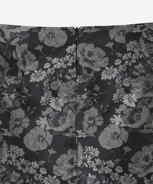 MILLO WOMEN（ミロウーマン）の「フローラルジャカードミディスカート[ブラック]（スカート・レディース・その他・SMALL/MEDIUM）」の5枚目の写真