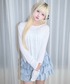 Lovilyn（ラヴィリン）の「レースワッペンシアートップス（Tシャツ/カットソー・FREE）」