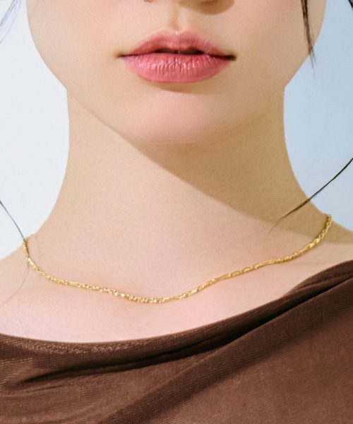kiehtova(キエトヴァ)の「【kiehtova】NOBLE CHAIN NECKLACE/ノーブル チェーンネックレス(ネックレス・レディース・シルバー/ゴールド・FREE)」の2枚目の写真