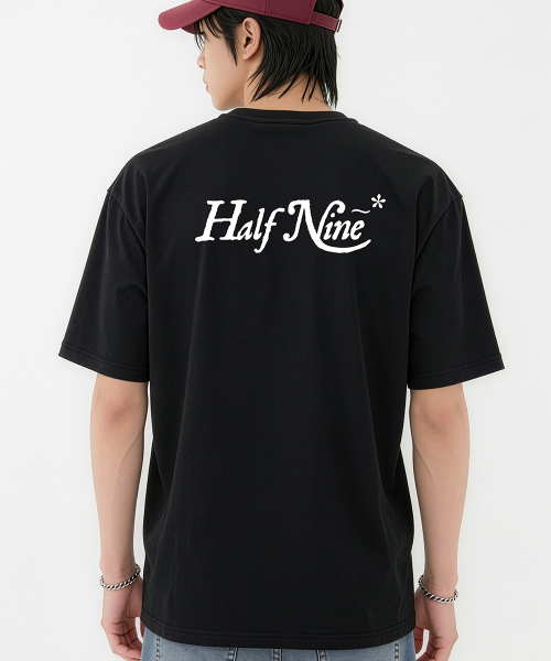 HALFNINE(ハーフナイン)の「フーヨユ 半袖Tシャツ I06BRD_HBX11340(Tシャツ/カットソー・メンズ・ホワイト/ブラック・SMALL/MEDIUM/LARGE/X-LARGE)」の3枚目の写真