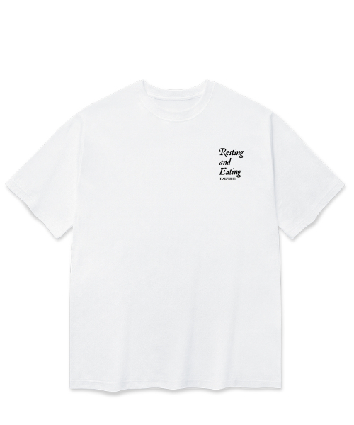 HALFNINE(ハーフナイン)の「フーヨユ 半袖Tシャツ I06BRD_HBX11340(Tシャツ/カットソー・メンズ・ホワイト/ブラック・SMALL/MEDIUM/LARGE/X-LARGE)」の13枚目の写真