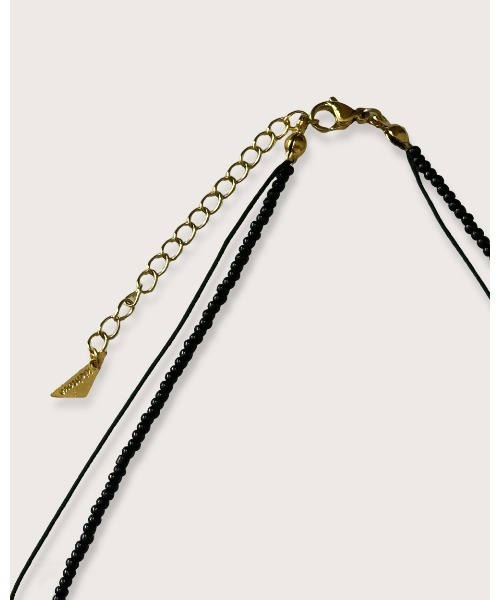 kiehtova(キエトヴァ)の「MIXED BEAD CHOKER/ミックスド ビーズ チョーカー(チョーカー・レディース・ゴールド/シルバー・FREE)」の4枚目の写真