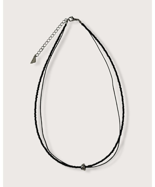 kiehtova(キエトヴァ)の「MIXED BEAD CHOKER/ミックスド ビーズ チョーカー(チョーカー・レディース・ゴールド/シルバー・FREE)」の6枚目の写真