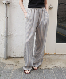 Natural Stripe Pants (Khaki)