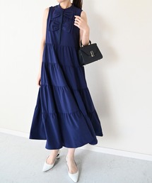 Neige（ネージュ）の「ノーブルリボンティアードワンピース（ワンピース）」