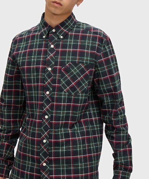 FRED PERRY(フレッドペリー)の「【先行予約受付中】Fred Perry Tartan Shirt/フレッドペリータータンチェックシャツ(シャツ/ブラウス・メンズ・グリーン・S/M/L)」の2枚目の写真