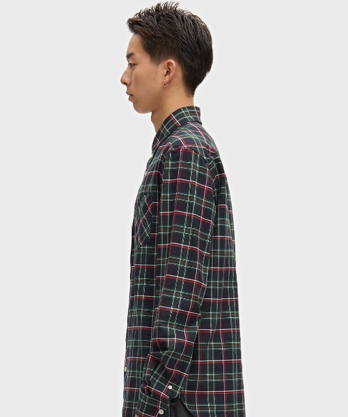 FRED PERRY(フレッドペリー)の「【先行予約受付中】Fred Perry Tartan Shirt/フレッドペリータータンチェックシャツ(シャツ/ブラウス・メンズ・グリーン・S/M/L)」の5枚目の写真