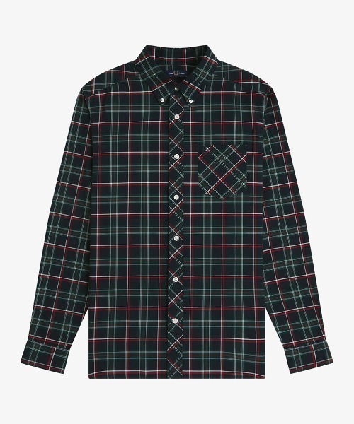 FRED PERRY(フレッドペリー)の「【先行予約受付中】Fred Perry Tartan Shirt/フレッドペリータータンチェックシャツ(シャツ/ブラウス・メンズ・グリーン・S/M/L)」の13枚目の写真