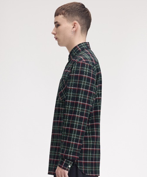 FRED PERRY(フレッドペリー)の「【先行予約受付中】Fred Perry Tartan Shirt/フレッドペリータータンチェックシャツ(シャツ/ブラウス・メンズ・グリーン・S/M/L)」の12枚目の写真