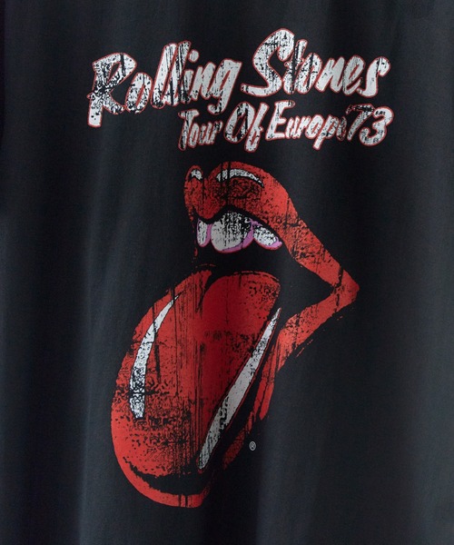 ROOPTOKYO(ループトウキョウ)の「THE ROLLING STONES/ザ・ローリング・ストーンズ UNISEX T-SHIRT: 73 TOUR (BLACK) クルーネックTシャツ 半袖 バンドTシャツ ロック メンズ レディース 2026年 夏 夏服(Tシャツ/カットソー・メンズ・ブラック・S/M/L/XL)」の6枚目の写真