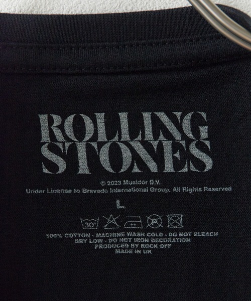 ROOPTOKYO(ループトウキョウ)の「THE ROLLING STONES/ザ・ローリング・ストーンズ UNISEX T-SHIRT: 73 TOUR (BLACK) クルーネックTシャツ 半袖 バンドTシャツ ロック メンズ レディース 2026年 夏 夏服(Tシャツ/カットソー・メンズ・ブラック・S/M/L/XL)」の3枚目の写真