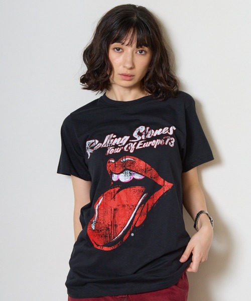 ROOPTOKYO(ループトウキョウ)の「THE ROLLING STONES/ザ・ローリング・ストーンズ UNISEX T-SHIRT: 73 TOUR (BLACK) クルーネックTシャツ 半袖 バンドTシャツ ロック メンズ レディース 2026年 夏 夏服(Tシャツ/カットソー・メンズ・ブラック・S/M/L/XL)」の11枚目の写真