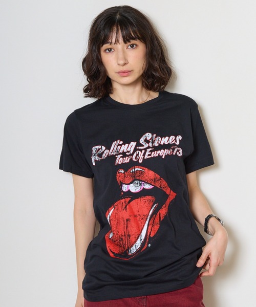 ROOPTOKYO(ループトウキョウ)の「THE ROLLING STONES/ザ・ローリング・ストーンズ UNISEX T-SHIRT: 73 TOUR (BLACK) クルーネックTシャツ 半袖 バンドTシャツ ロック メンズ レディース 2026年 夏 夏服(Tシャツ/カットソー・メンズ・ブラック・S/M/L/XL)」の12枚目の写真