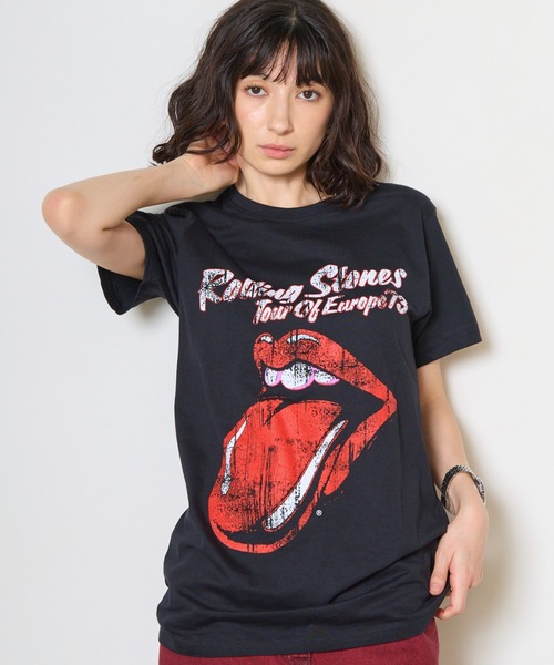 ROOPTOKYO(ループトウキョウ)の「THE ROLLING STONES/ザ・ローリング・ストーンズ UNISEX T-SHIRT: 73 TOUR (BLACK) クルーネックTシャツ 半袖 バンドTシャツ ロック メンズ レディース 2026年 夏 夏服(Tシャツ/カットソー・メンズ・ブラック・S/M/L/XL)」の13枚目の写真