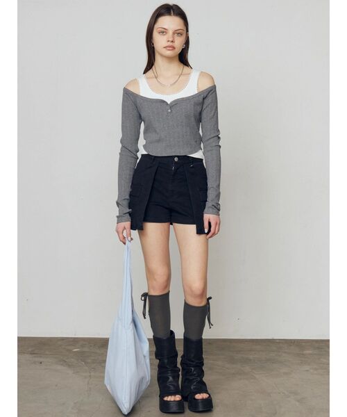 EMODA（エモダ）の「ウェッジヒールカバーサンダル（その他シューズ・レディース・ブラック・LARGE/MEDIUM/SMALL）」の18枚目の写真