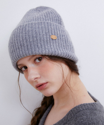 HALDEN（ハルデン）の「wool 100 knit beanie (C054_grey)（ニットキャップ/ビーニー）」