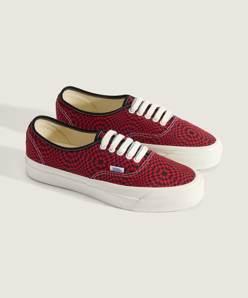 VANS（バンズ）の「VANS PREMIUM オーセンティック / LX Authentic 44 Heritage RED VN000Z6RCJG1（スニーカー・メンズ・ブラック×レッド・11/8/10/9/8.5/9.5/10.5/6.5）」の6枚目の写真
