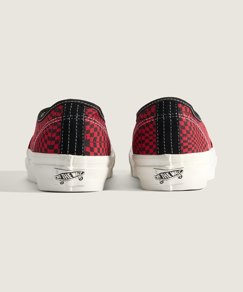 VANS（バンズ）の「VANS PREMIUM オーセンティック / LX Authentic 44 Heritage RED VN000Z6RCJG1（スニーカー・メンズ・ブラック×レッド・11/8/10/9/8.5/9.5/10.5/6.5）」の4枚目の写真