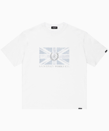 SP ヴィンテージ ユニオンジャック 半袖Tシャツ ホワイト