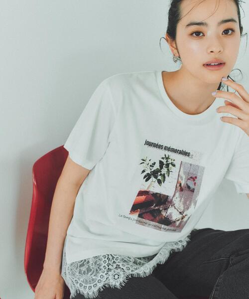 THE SHOP TK (ザ ショップ ティーケー )の「【ひんやり/吸水速乾】プリントアソートTシャツ(Tシャツ/カットソー・レディース・オフホワイト/ホワイト系3/ブラック系その他4/ブラック/ダークブラウン系/ホワイト系6・12/13)」の9枚目の写真