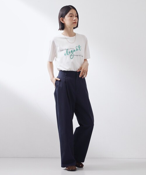THE SHOP TK (ザ ショップ ティーケー )の「【ひんやり/吸水速乾】プリントアソートTシャツ(Tシャツ/カットソー・レディース・オフホワイト/ホワイト系3/ブラック系その他4/ブラック/ダークブラウン系/ホワイト系6・12/13)」の13枚目の写真
