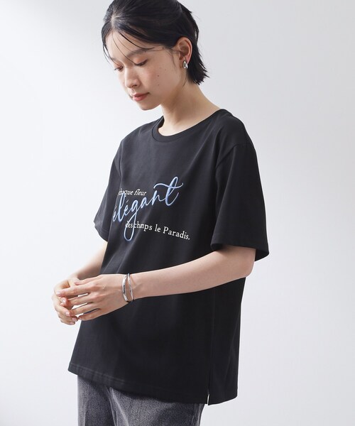 THE SHOP TK (ザ ショップ ティーケー )の「【ひんやり/吸水速乾】プリントアソートTシャツ(Tシャツ/カットソー・レディース・オフホワイト/ホワイト系3/ブラック系その他4/ブラック/ダークブラウン系/ホワイト系6・12/13)」の16枚目の写真