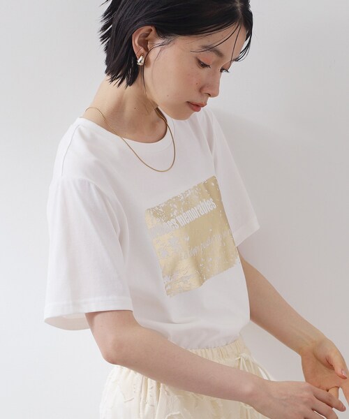 THE SHOP TK (ザ ショップ ティーケー )の「【ひんやり/吸水速乾】プリントアソートTシャツ(Tシャツ/カットソー・レディース・オフホワイト/ホワイト系3/ブラック系その他4/ブラック/ダークブラウン系/ホワイト系6・12/13)」の19枚目の写真