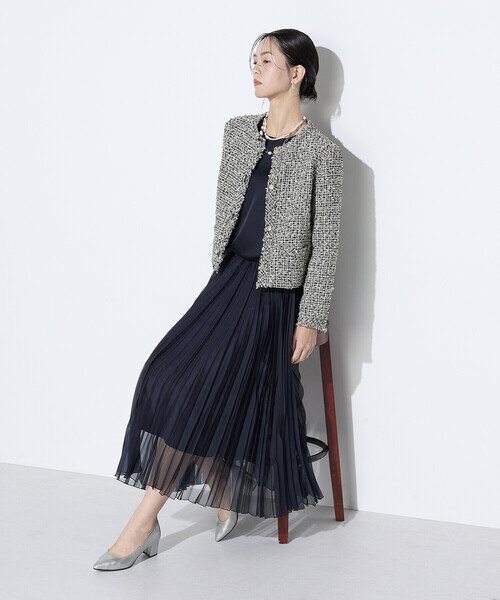 K.T KIYOKO TAKASE(キヨコタカセ)の「〔 Sサイズ 〕マットカルゼオーガンジー プリーツスカート(スカート・レディース・ピンク系その他・5号)」の17枚目の写真