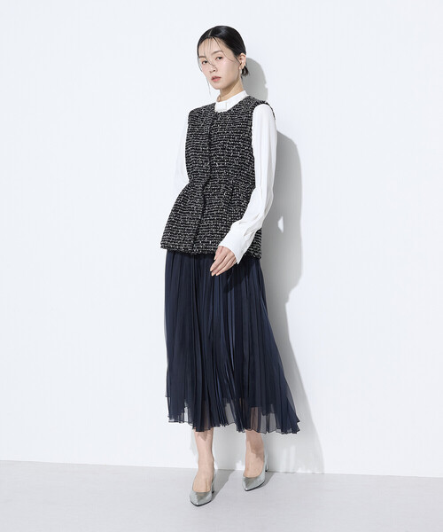 K.T KIYOKO TAKASE(キヨコタカセ)の「〔 Sサイズ 〕マットカルゼオーガンジー プリーツスカート(スカート・レディース・ピンク系その他・5号)」の18枚目の写真