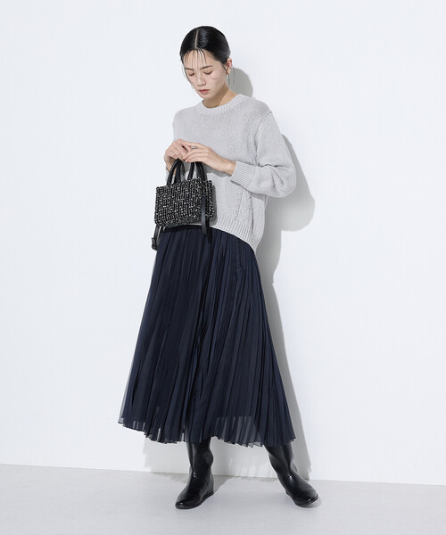K.T KIYOKO TAKASE(キヨコタカセ)の「〔 Sサイズ 〕マットカルゼオーガンジー プリーツスカート(スカート・レディース・ピンク系その他・5号)」の19枚目の写真
