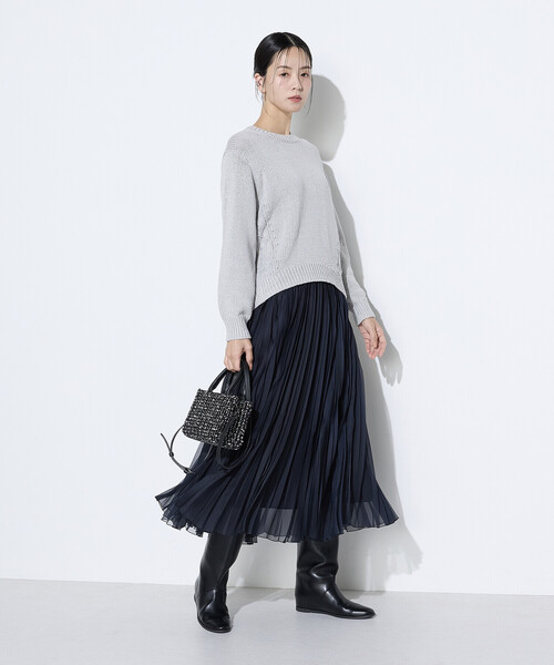 K.T KIYOKO TAKASE(キヨコタカセ)の「〔 Sサイズ 〕マットカルゼオーガンジー プリーツスカート(スカート・レディース・ピンク系その他・5号)」の20枚目の写真