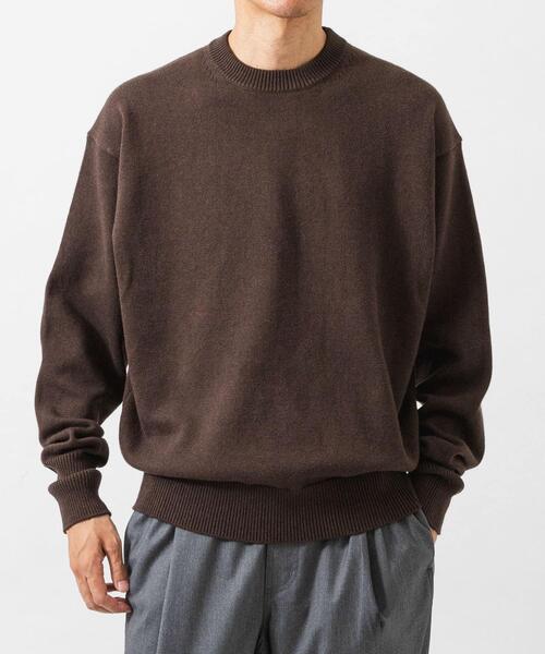 URBAN RESEARCH(アーバンリサーチ)の「COTTON CASHMERE CREW NECK KNIT(ニット/セーター・メンズ・ブラック/ブラウン/レッド・MEDIUM/LARGE)」の9枚目の写真