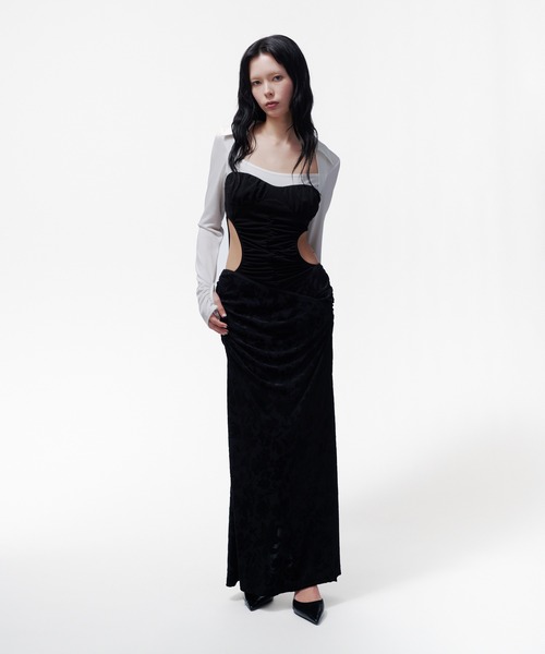 THINGS THAT MATTER(シングス ザット マター)の「【ZOZOTOWN限定】JERSEY BODYSUIT / ジャージー ボディースーツ(Tシャツ/カットソー・レディース・ホワイト/ホワイト×ブラック/ブラック・FREE)」の14枚目の写真
